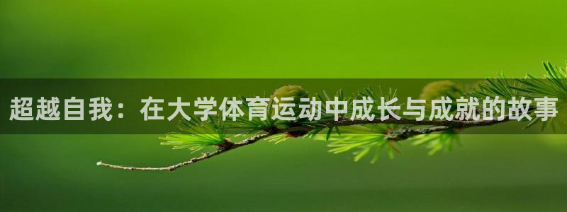 凯发官网下载招商电话号码是多少号:超越自我:在大学体育运动中